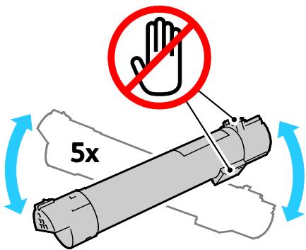 XEROX PHASER 6700 - Remplacement des cartouches de toner - 3