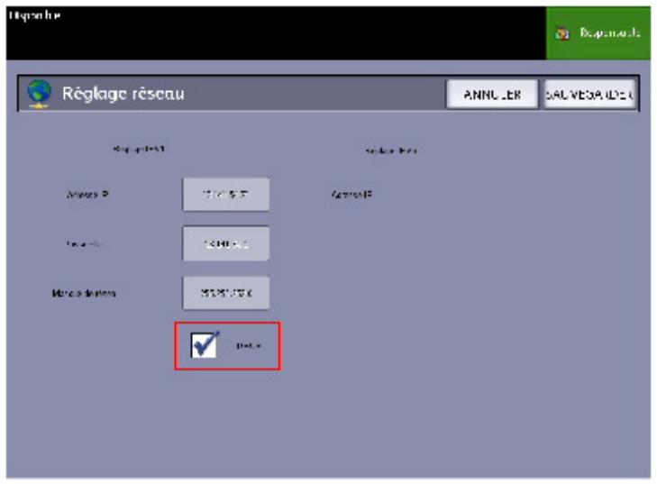 XEROX 6622 - Configuration DHCP - 1