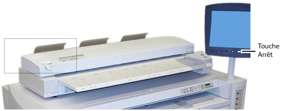 XEROX 6622 - Étape 4: Arrêt d'un travail de copie - 1