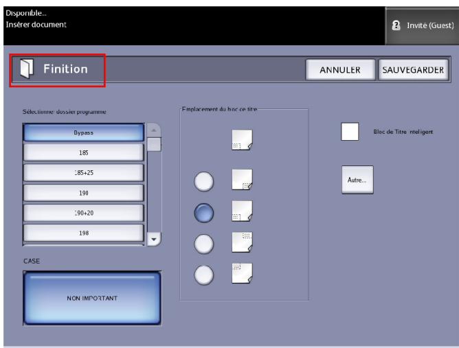 XEROX 6622 - Finition - 2