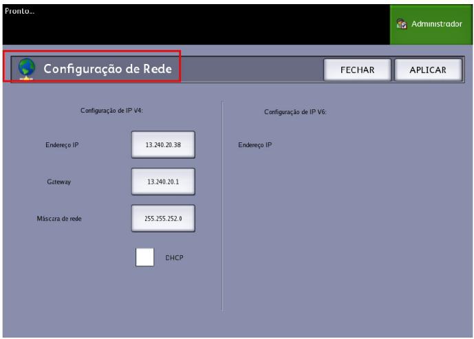 XEROX 6622 - Sélectionner Réglage réseau. - 1