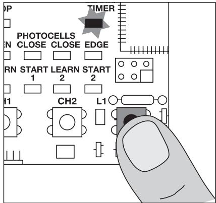 CHAMBERLAIN CB11 - Programación del recorrodo "Advanced" (individual) - 1