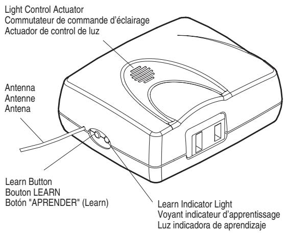 CHAMBERLAIN CLLAD - Model CLLAD Security+® Plug-In Light Control   Modèle N° CLLACD Security+® Commande d'éclairage enchachieble   Modelo CLLAD Security+® Control de luz de enchufe - 1
