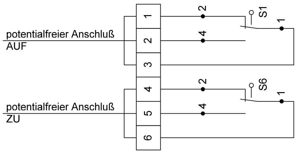 CHAMBERLAIN DK - ANSCHLUSSDIAGRAM für Endschalter LSS6 - 1