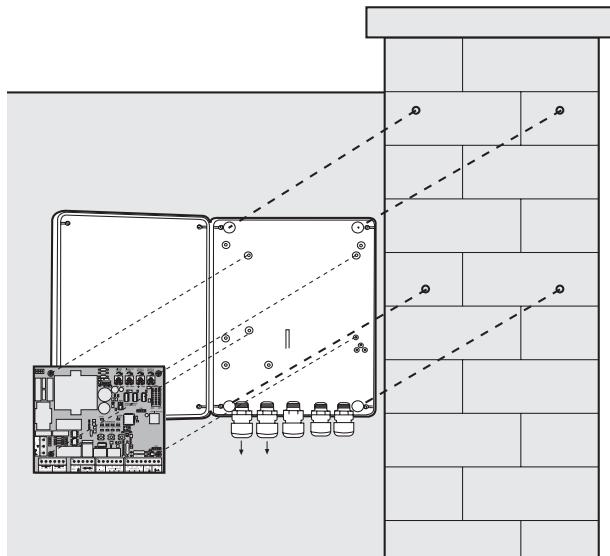 CHAMBERLAIN HC400ML - Folgende Kabelquerschnittte sollen den generell nicht unterscriitten werden: - 1