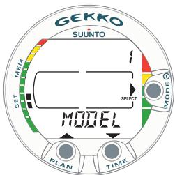 SUUNTO GEKKO - Réglage des alarmes [2 SET ALMS] - 1