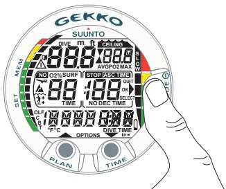 SUUNTO GEKKO - Activation, Mise en marche et vérification - 1