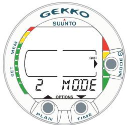 SUUNTO GEKKO - EXIT / QUIT (SORTIR/QUITTER) - 1