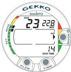 SUUNTO GEKKO - MÉMOIRE PROFIL DE PLONGÉE [PROF] - 4