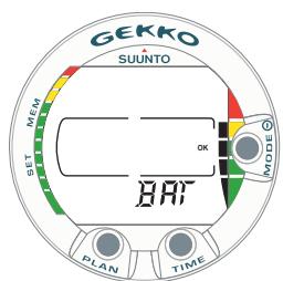 SUUNTO GEKKO - Activation, Mise en marche et vérification - 2