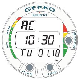 SUUNTO GEKKO - CONTACTS HUMIDES - 1