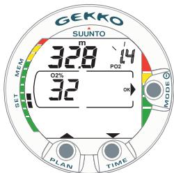 SUUNTO GEKKO - Réglage des alarmes [2 SET ALMS] - 2