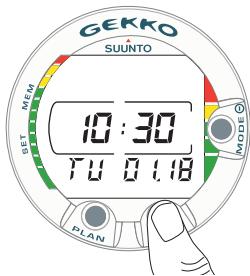 SUUNTO GEKKO - FONCTIONS - 1