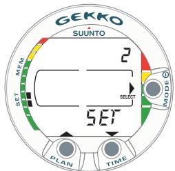 SUUNTO GEKKO - EXIT / QUIT (SORTIR/QUITTER) - 3