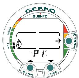 SUUNTO GEKKO - Réglages personalisés [4 SET ADJ] - 2