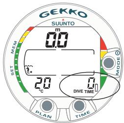 SUUNTO GEKKO - Activation, Mise en marche et vérification - 7