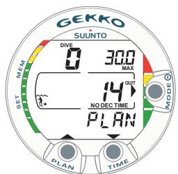 SUUNTO GEKKO - Activation, Mise en marche et vérification - 8