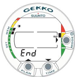 SUUNTO GEKKO - MÉMOIRE PROFIL DE PLONGÉE [PROF] - 2