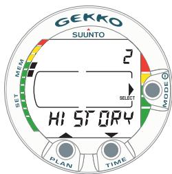 SUUNTO GEKKO - MÉMOIRE PROFIL DE PLONGÉE [PROF] - 3