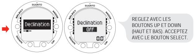 SUUNTO COBRA 3 - Déclinaison - 1