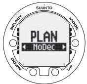 SUUNTO COBRA 3 - 7.5.Mode PLAN - 1