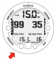 SUUNTO COBRA 3 - Données de plongée élémentaires - 2