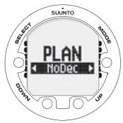 SUUNTO COBRA 3 - Mode PLANnodec - 1