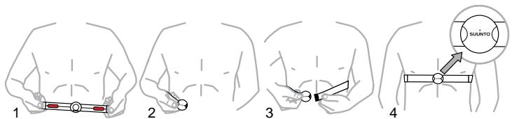 SUUNTO COMFORT BELT - Mise en place de la ceinture Suunto Comfort Belt - 1
