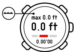 SUUNTO CORE - Utilisation du profil profondimetre - 1