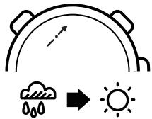 SUUNTO CORE - Utilisation de l'indicateur de tendance de conditions atmosphériques - 1
