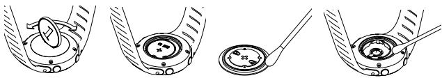 SUUNTO CORE - Pour changer la pile : - 1