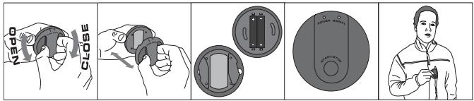 SUUNTO GPS POD - Lassen Sie den POD eine GPS-Verbindung finden (im Freien). - 1