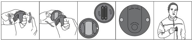 SUUNTO GPS POD - DE POD BEVESTIGEN AAN UW BOVENLICHAAAM - 1