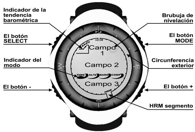 SUUNTO METRON - EL DISPLAY LCD - 1