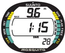 SUUNTO MOSQUITO - HISTORIQUE DE LA JOURNÉE D'APNÉE - 3