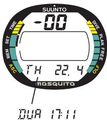 SUUNTO MOSQUITO - RÉGLAGE DE L'HEURE, DE LA DATE ET DU FUSEAU HORAIRE [TIME] - 3