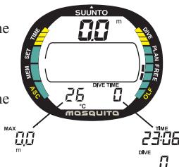 SUUNTO MOSQUITO - a) 3.1. AVANT LA MISE À L'EAU - 2