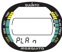 SUUNTO MOSQUITO - NUMÉROTATION DES PLONGÉES DANS LE MODE PLONGÉE - 1