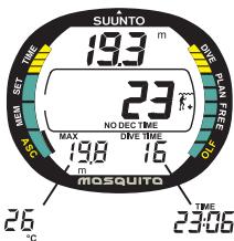 SUUNTO MOSQUITO - NUMÉROTATION DES PLONGÉES DANS LE MODE PLONGÉE - 4