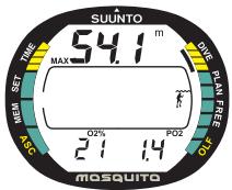 SUUNTO MOSQUITO - RéGLAGE PAR DÉFAUT - 1