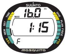 SUUNTO MOSQUITO - MÉMOIRE HISTORIQUE - 3
