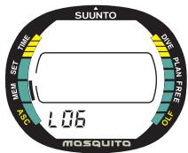 SUUNTO MOSQUITO - ATTENTION - 2