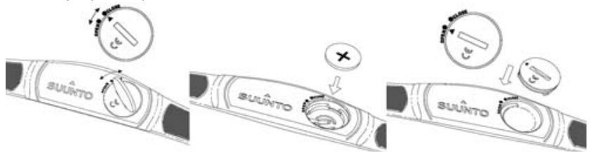 SUUNTO SMART BELT - REEMPLACEMENT DE LA PILE - 1