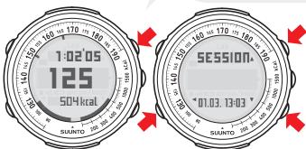 SUUNTO T1 - Résumés de l'entrainment - 1