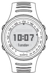 SUUNTO T1 - Mode Horloge - 1