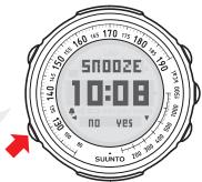 SUUNTO T1 - Répétition de l'alarme - 1