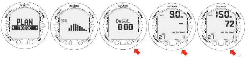 SUUNTO VYPER AIR - Mode plannodéc - 1