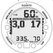 SUUNTO VYPER AIR - Affichage au-dessus du plancher - 1