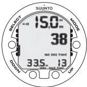 SUUNTO VYPER AIR - Informations sur la pression d'air - 1