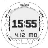 SUUNTO VYPER AIR - Indicateur de capacité de la pile - 1